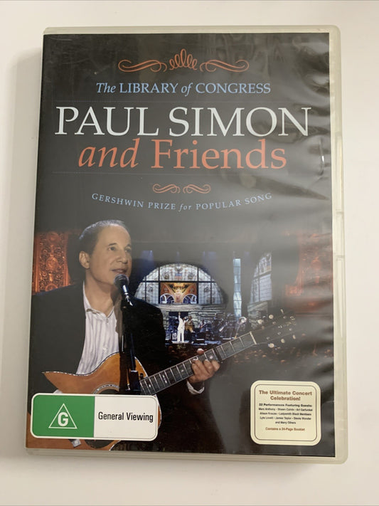 Paul Simon And Friends: The Library of Congress Gershwin Prize (DVD, 2009)
