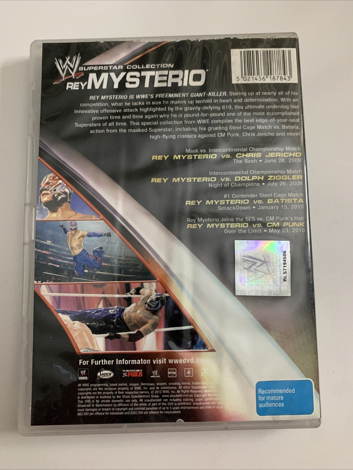 WWE Superstar Collection: Rey Mysterio (DVD, 2012) Region 4