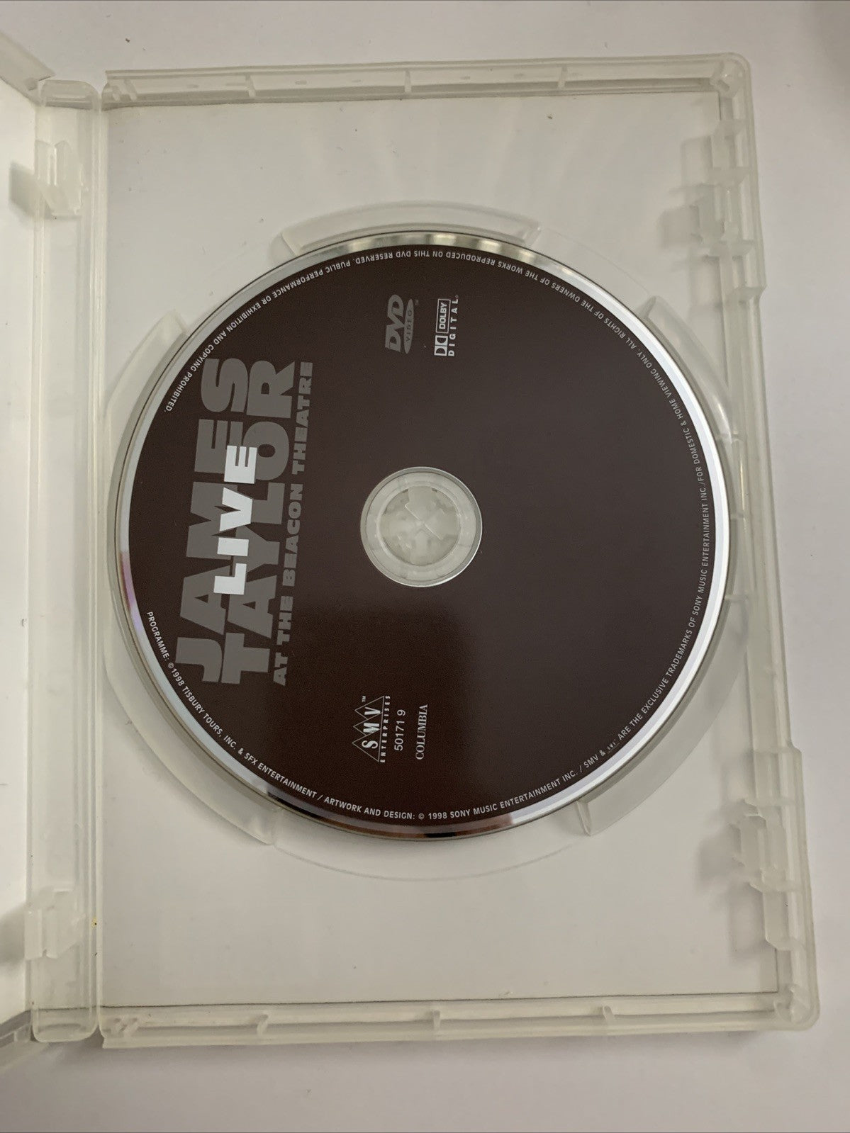 James Taylor – Live At The Beacon Theatre (DVD, 1998) All Regions