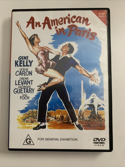 An American In Paris (DVD, 1951) Gene Kelly, Oscar Levant, Leslie Caron Region 4