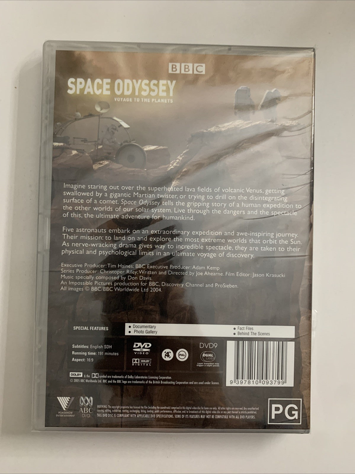 Space Odyssey: A Voyage To The Planets (DVD, 2004) Region 4 NEW