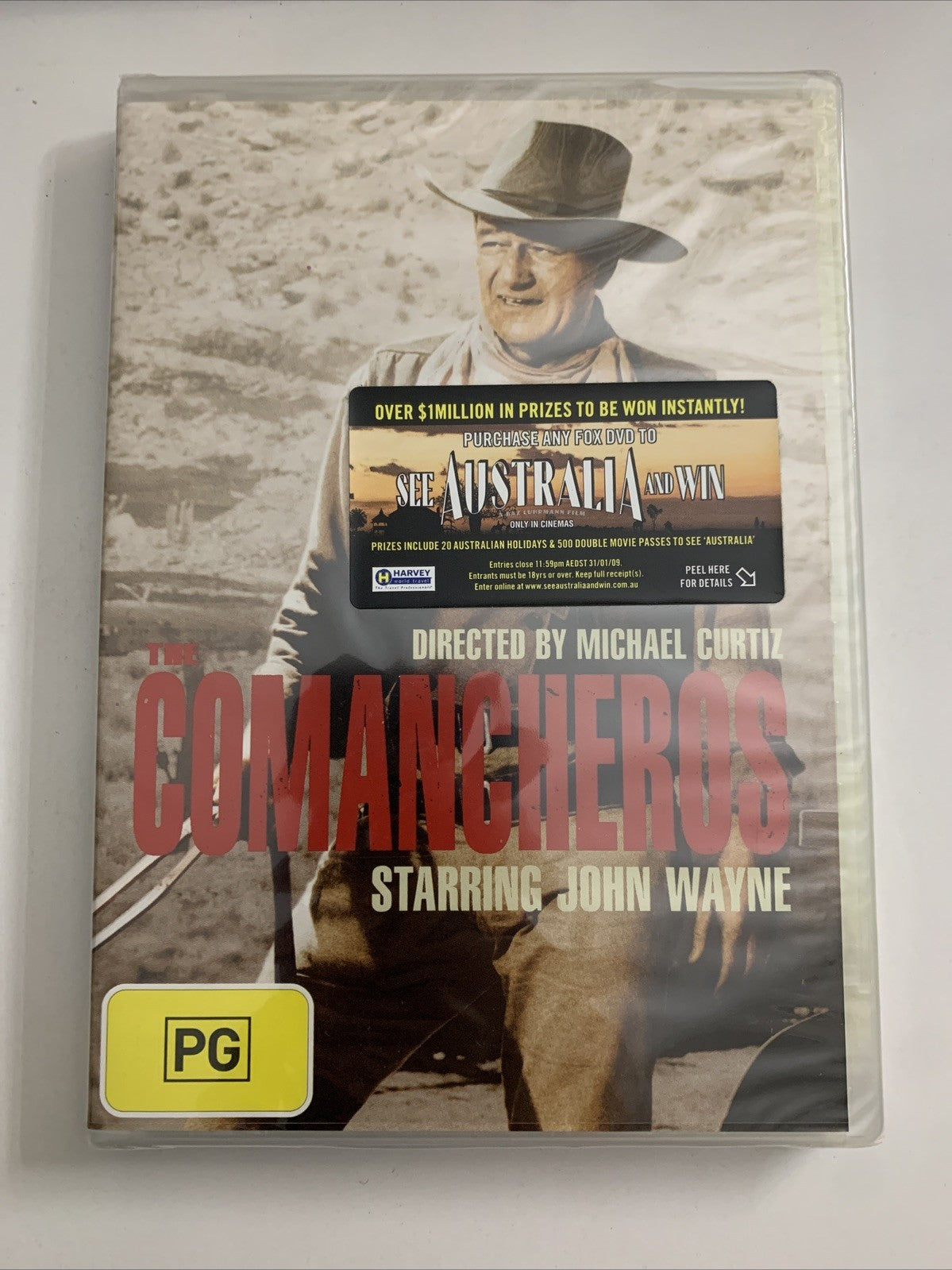 The Comancheros (DVD, 1961) John Wayne, Stuart Whitman Region 4 NEW
