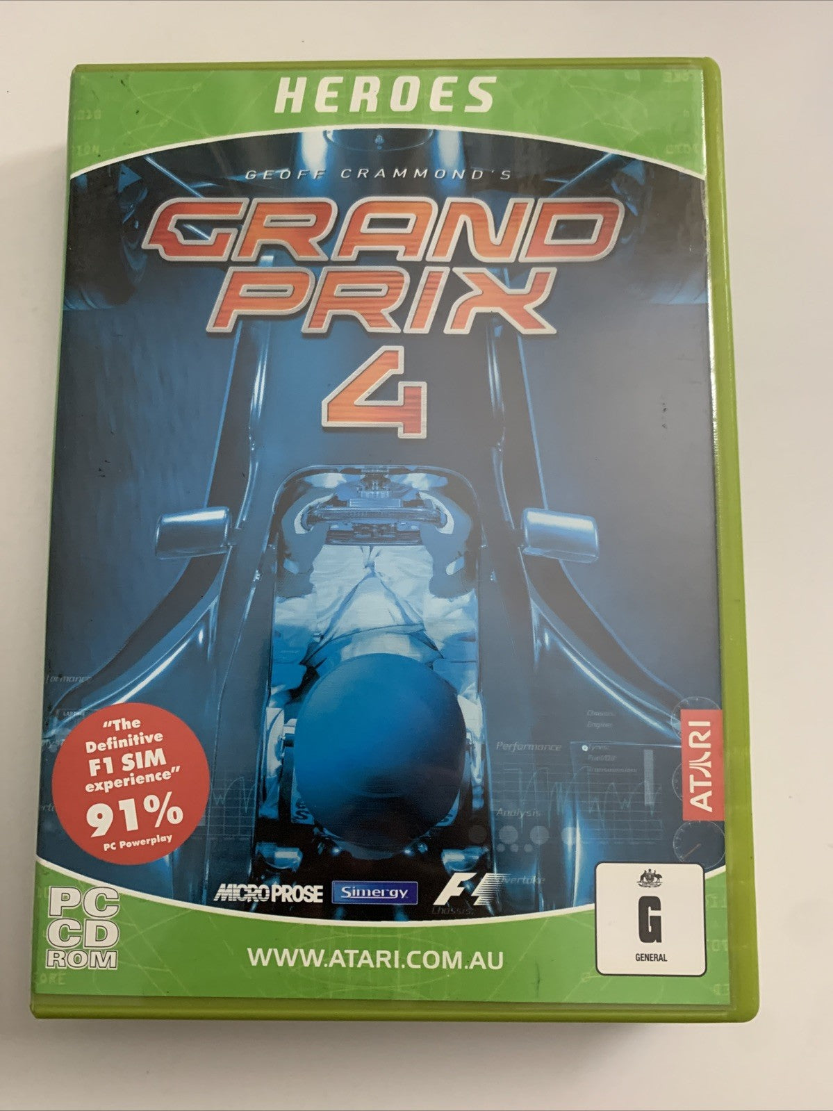 Grand Prix 4 PC CD-ROM Windows Racing Game
