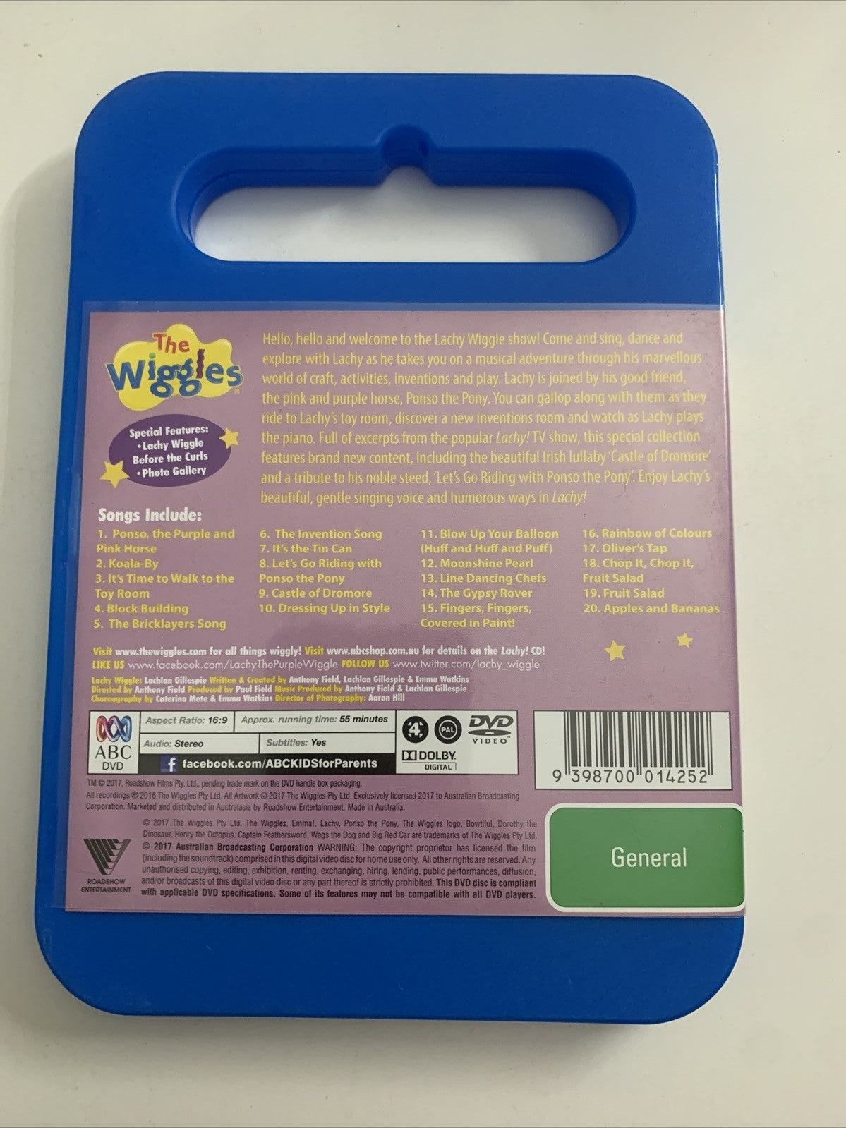 The Wiggles Lachy! (DVD, 2016) ABC Kids Lachlan Gillespie  Region 4