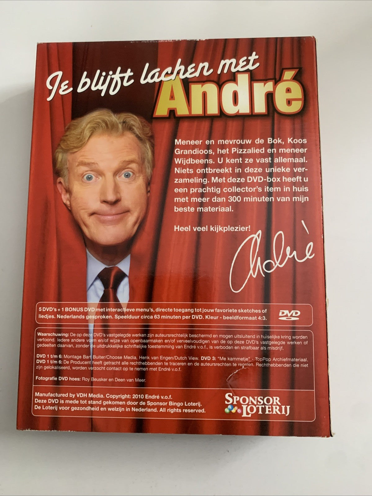 Je blijft lachen met André (DVD, 2010) 6-Disc Netherlands Comedy All Regions