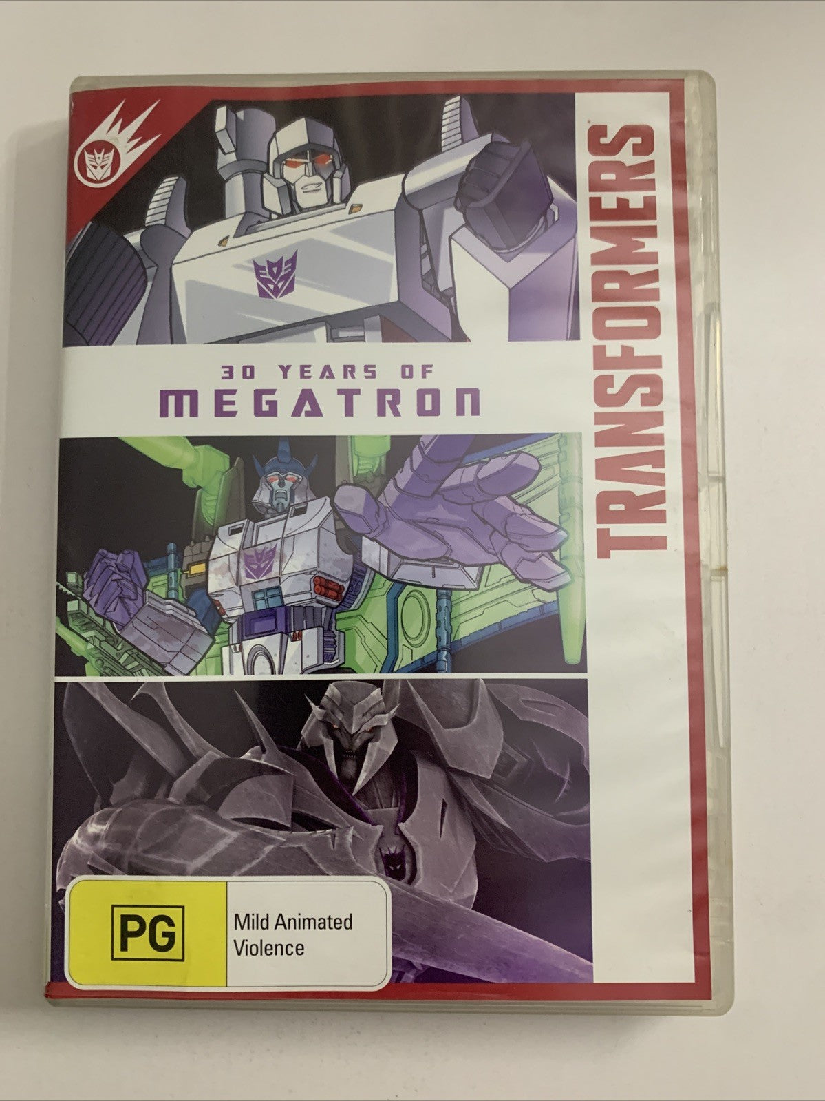 Transformers 30 Years Of Megatron (DVD, 2015) Animation Madman Region 4
