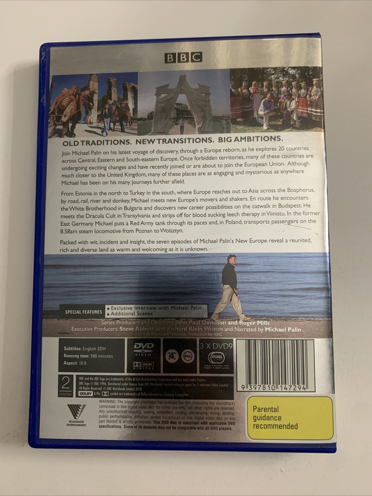 Michael Palin's New Europe (DVD, 2007) Documentary Travel Region 4
