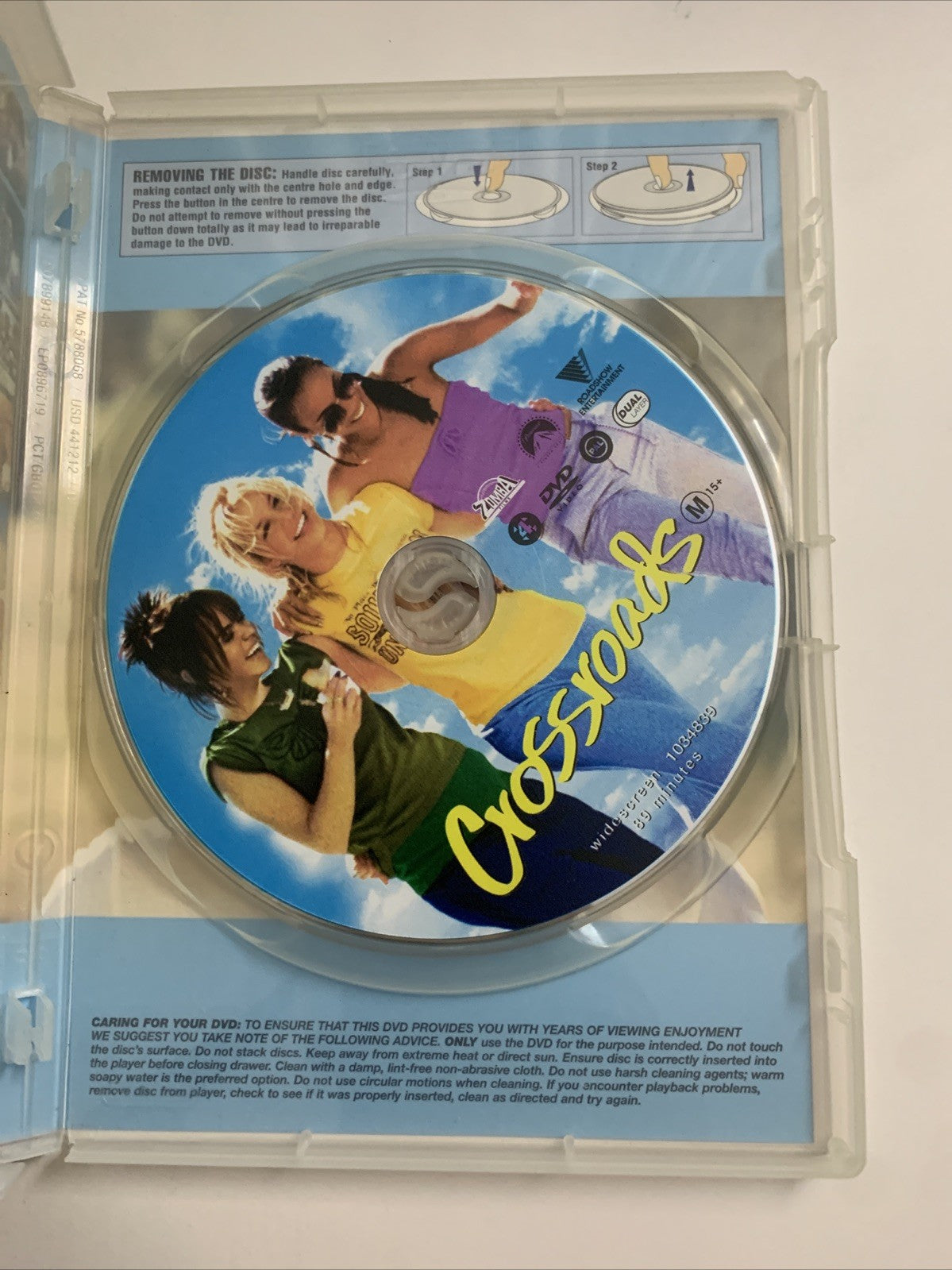 Crossroads (DVD, 2001) Dan Aykroyd, Justin Long, Britney Spears Region 4