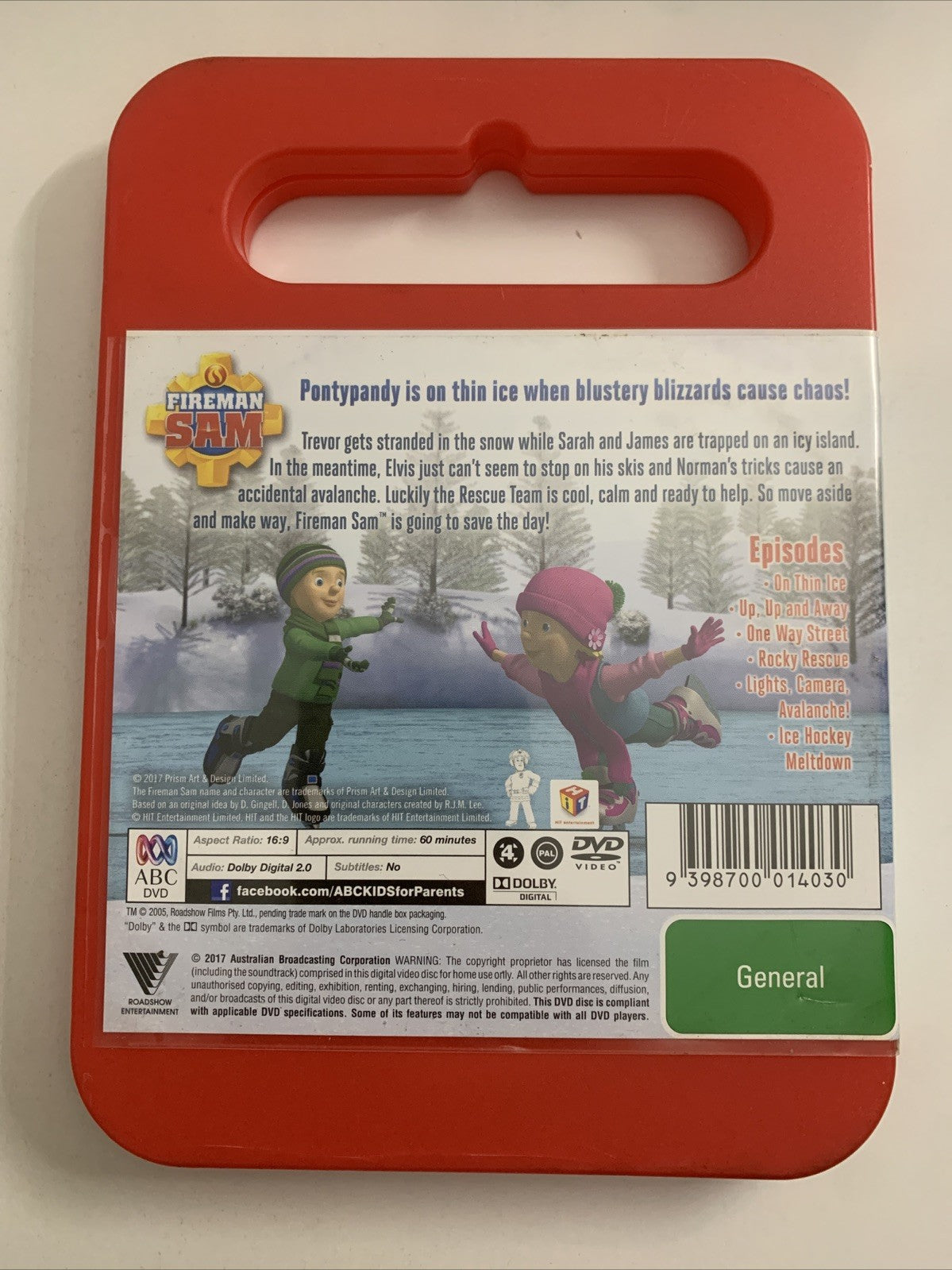 Fireman Sam On Thin Ice (DVD, 2016) ABC For Kids Region 4