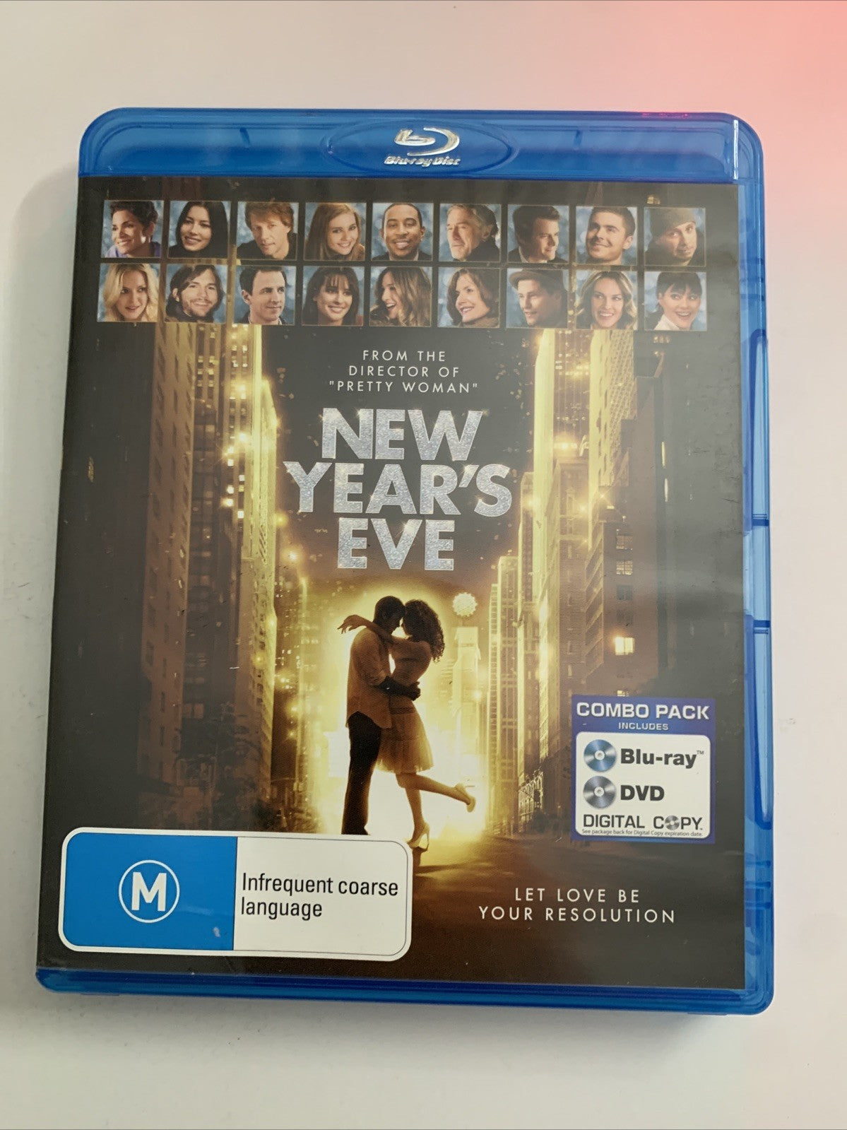New Year's Eve (Blu-ray + DVD, 2011) Jon Bon Jovi, Lea Michele  Region B &4