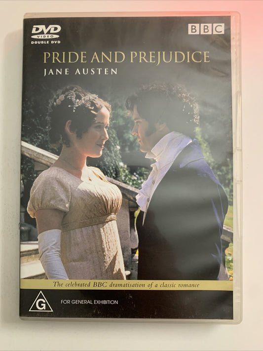 Pride And Prejudice (DVD, 1995) Jennifer Ehle, Colin Firth, Julie Sawalha Region 4