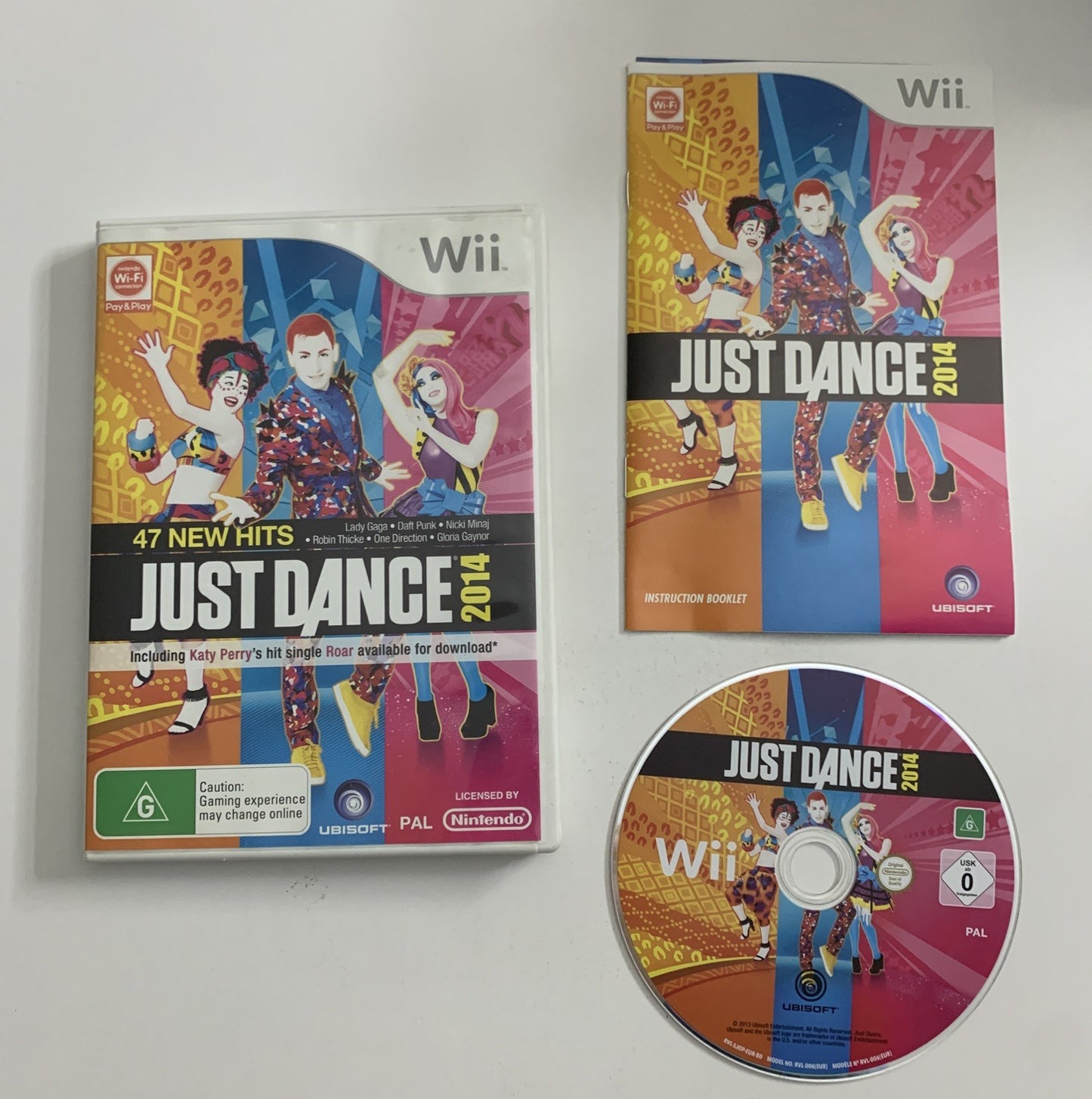 Just Dance 2014 Nintendo Wii PAL Game Complete