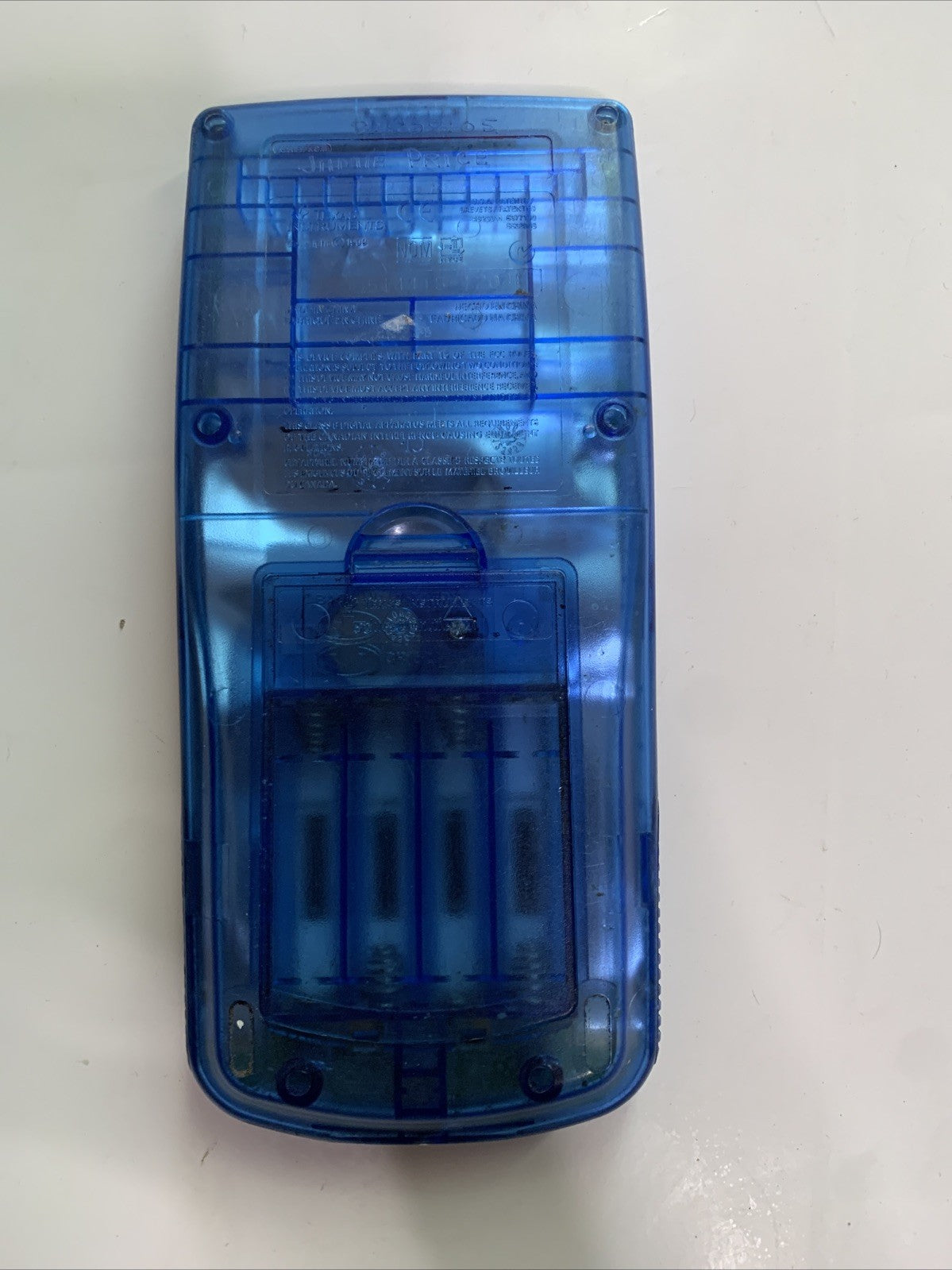 Texas Instruments TI-83 Plus Graphic Calculator Blue With Cover