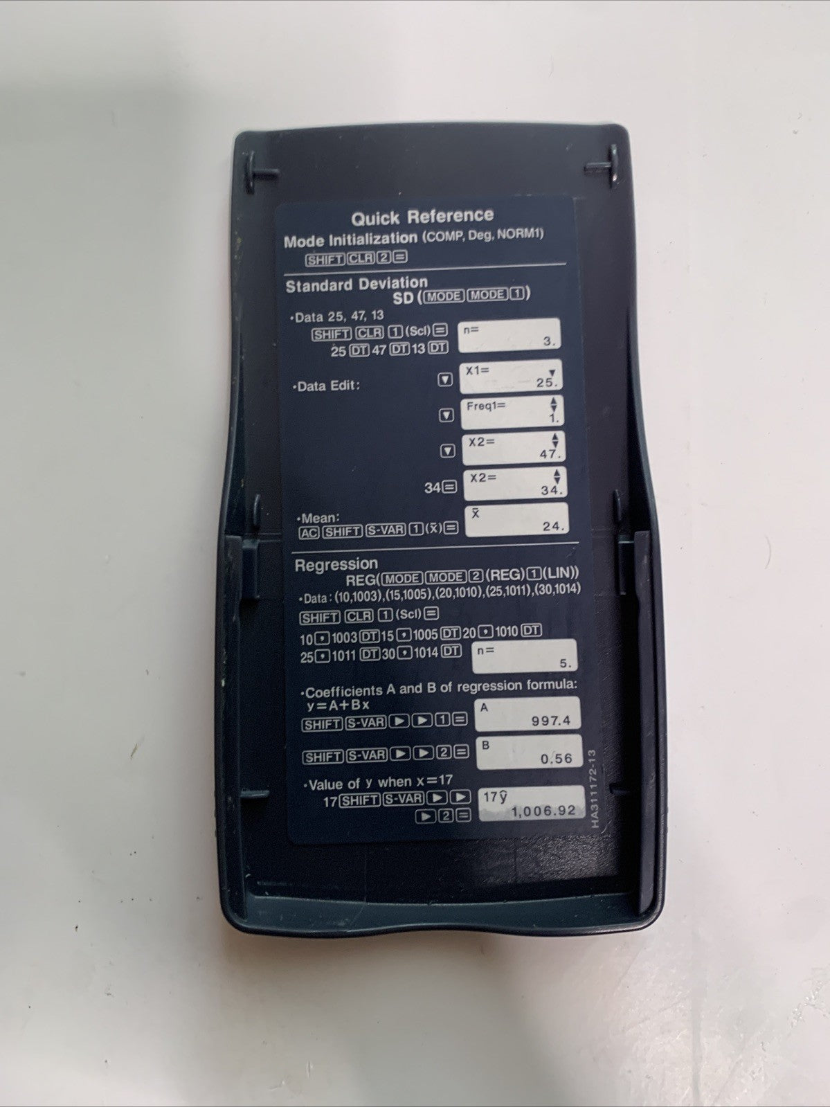 Casio Fx-100AU Scientific Calculator With Cover