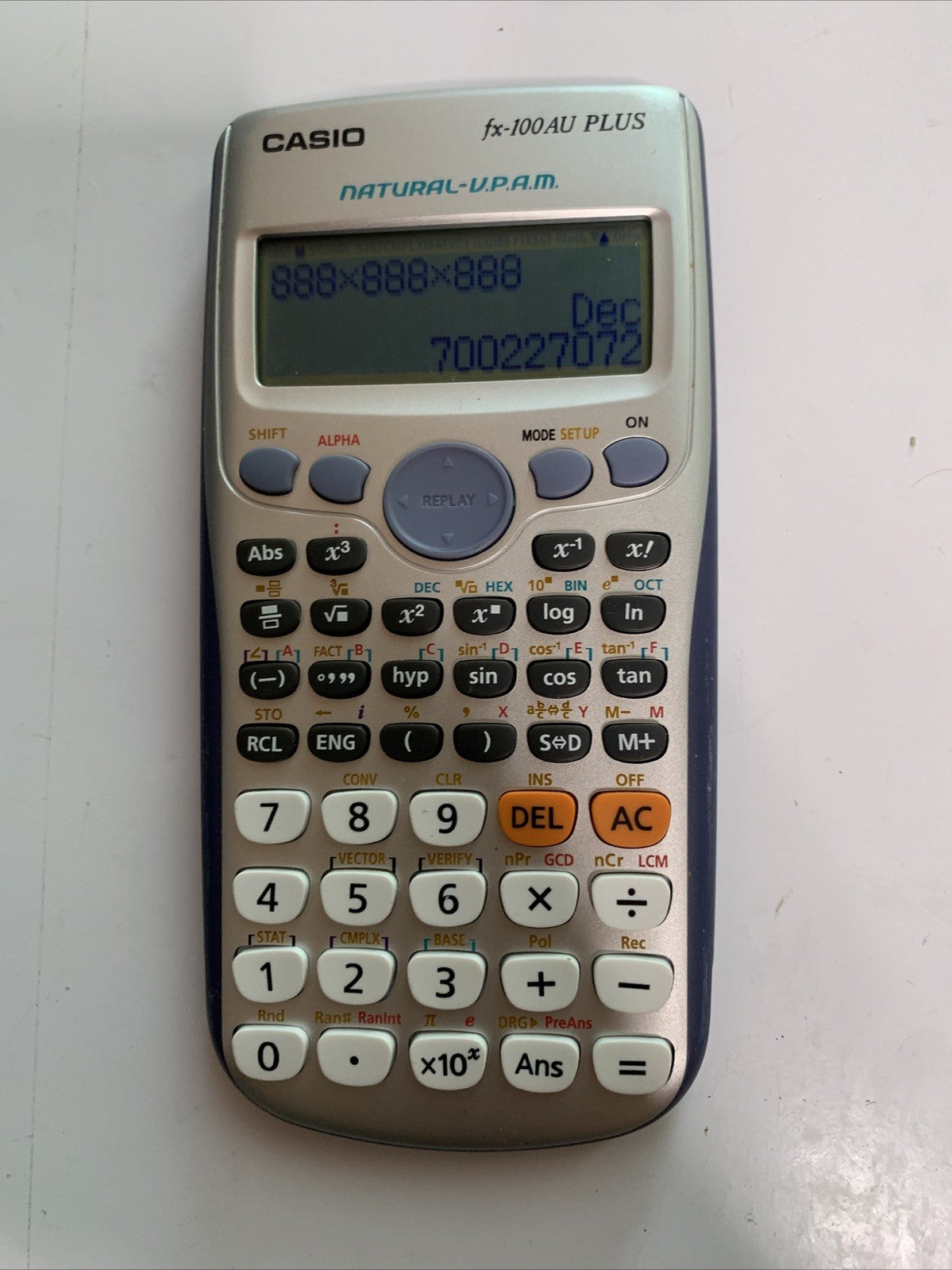 Casio Fx-100AU Plus Scientific Calculator With Cover