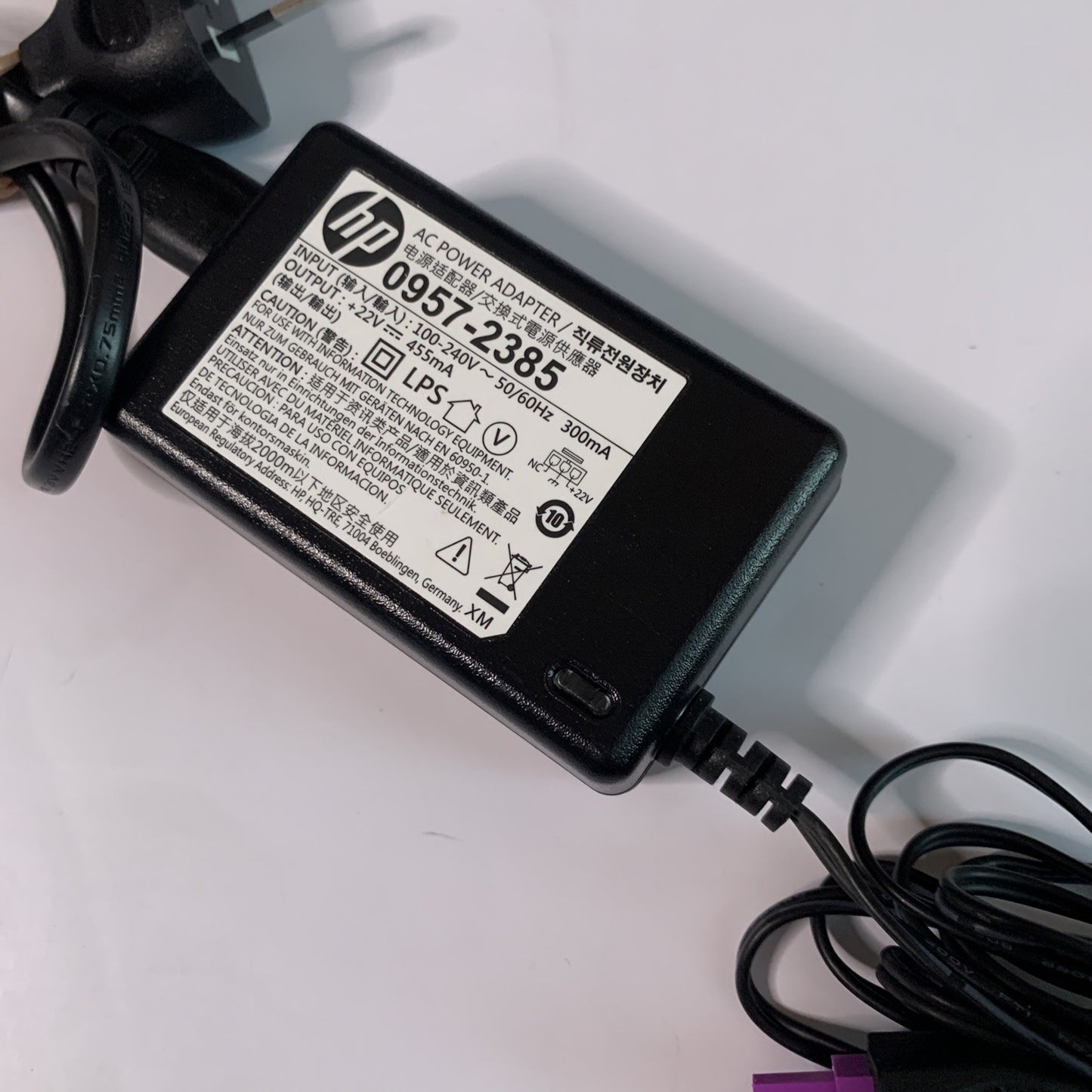 Genuine HP 0957-2385 Printer Power Supply 22V 455mA for Deskjet OfficeJet