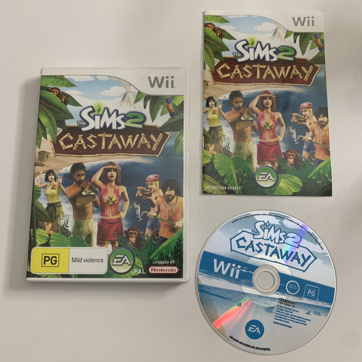 The Sims 2: Castaway  Nintendo Wii  PAL 2007 Game Complete