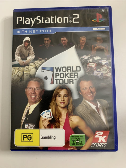 World Poker Tour PS2 Sony PlayStation 2 PAL 2005 Game