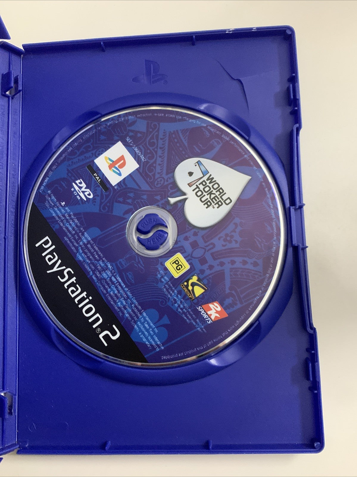 World Poker Tour PS2 Sony PlayStation 2 PAL 2005 Game