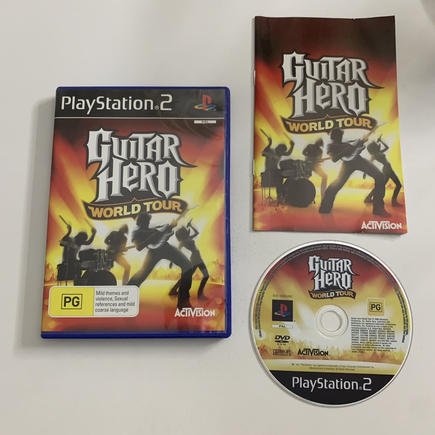 Guitar Hero World Tour PS2 Sony PlayStation 2 PAL Game