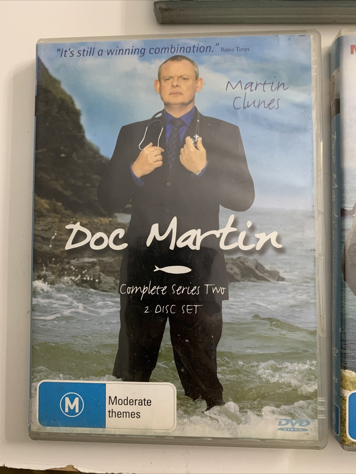 Doc Martin Series 1 & 2 + On The Edge (DVD, 2004) Martin Clunes  Region 4