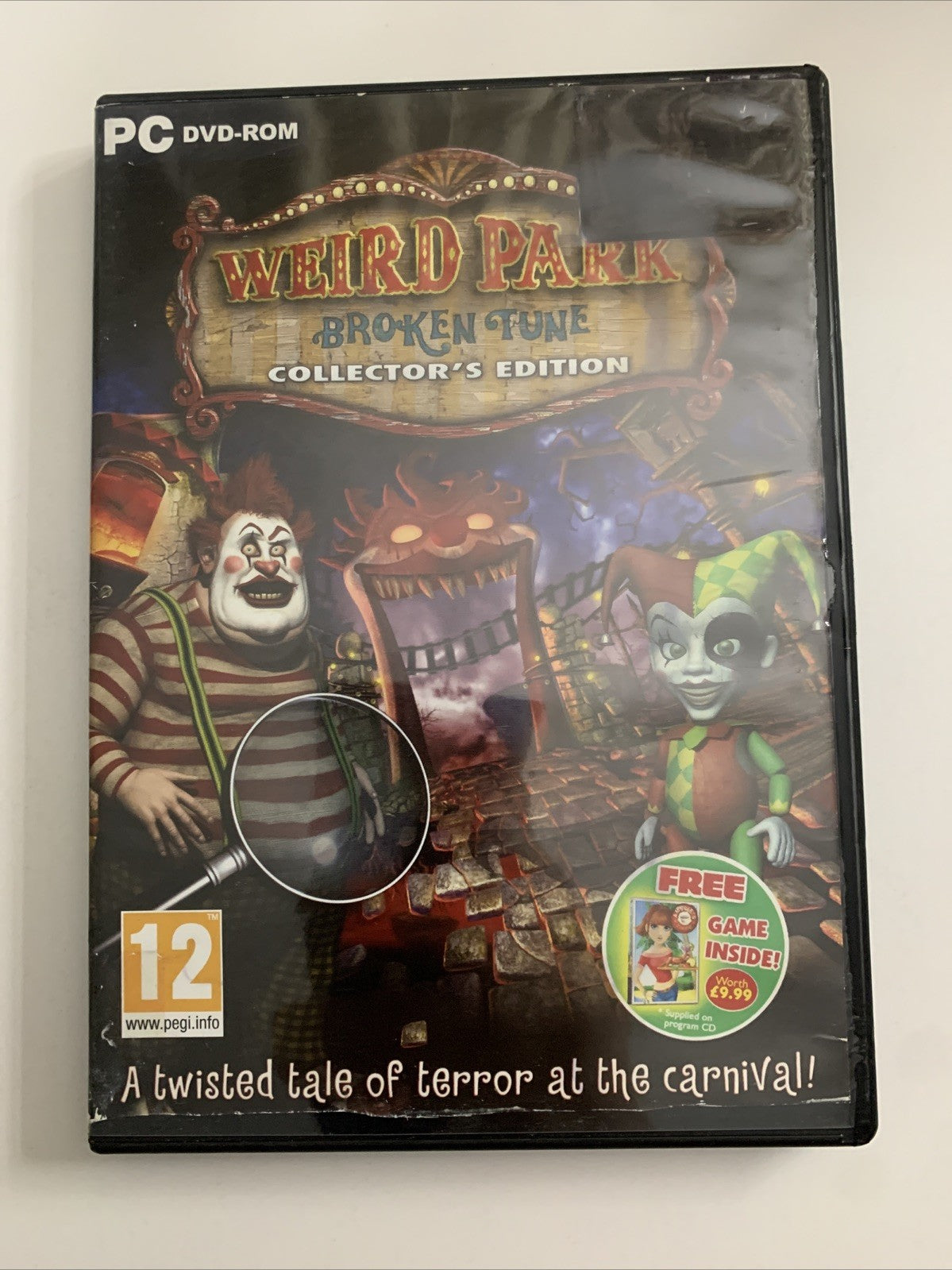 Weird Park Broken Tune PC DVD Windows Hidden Object Game