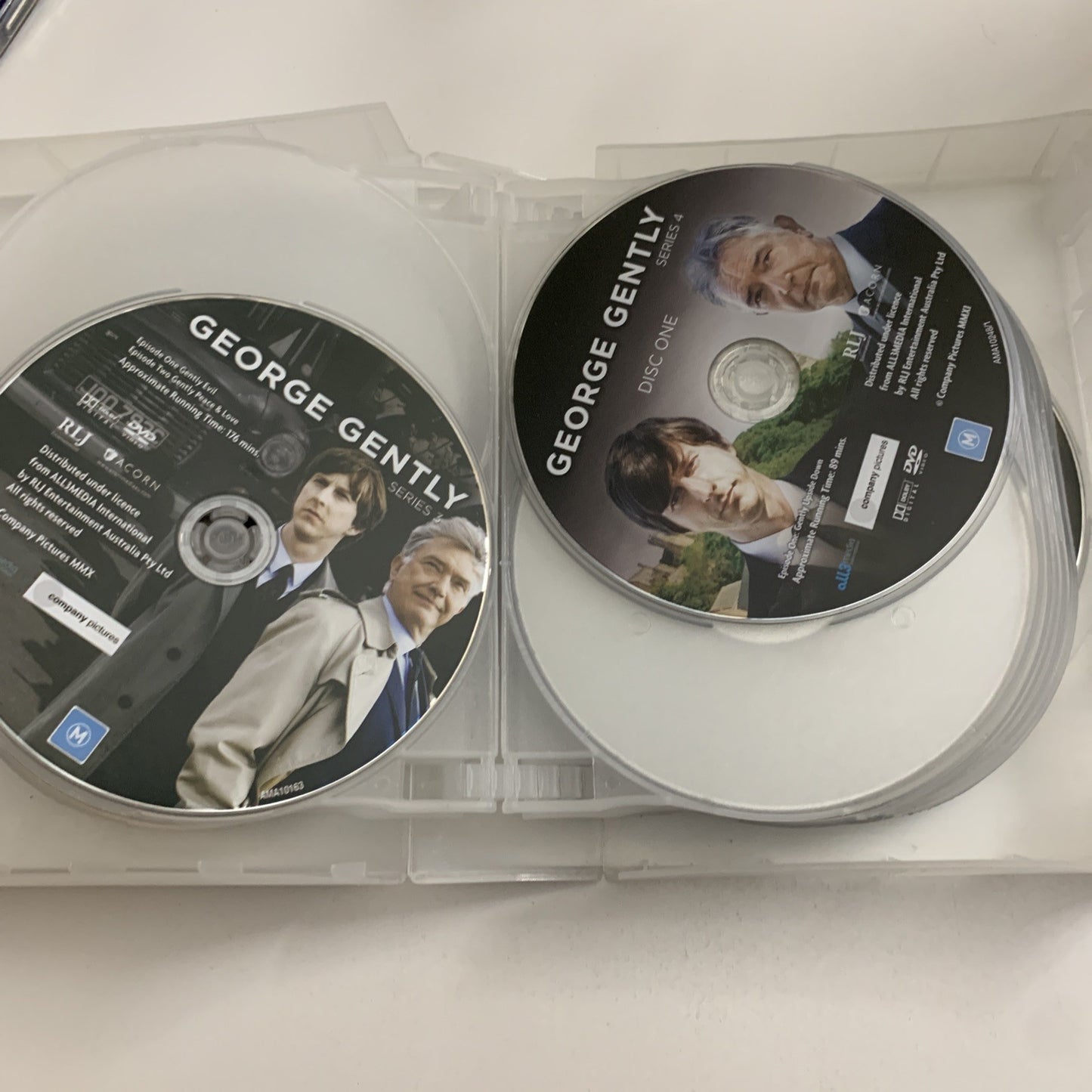 George Gently : Series 1-8  (DVD, 2017) Region 4 Missing 1 Disc