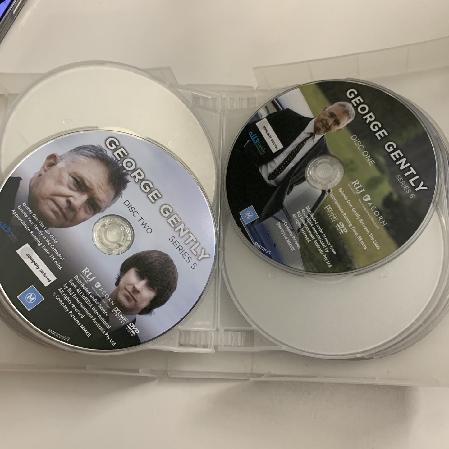 George Gently : Series 1-8  (DVD, 2017) Region 4 Missing 1 Disc