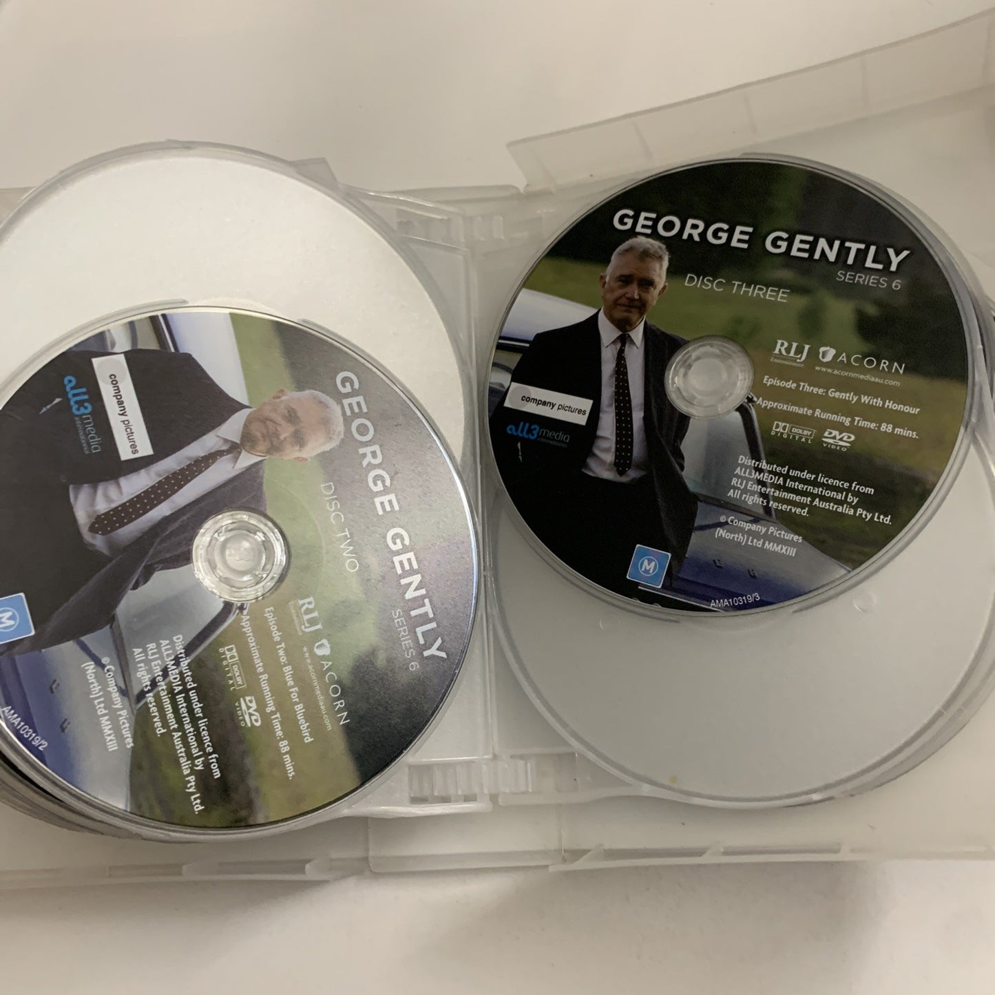 George Gently : Series 1-8  (DVD, 2017) Region 4 Missing 1 Disc