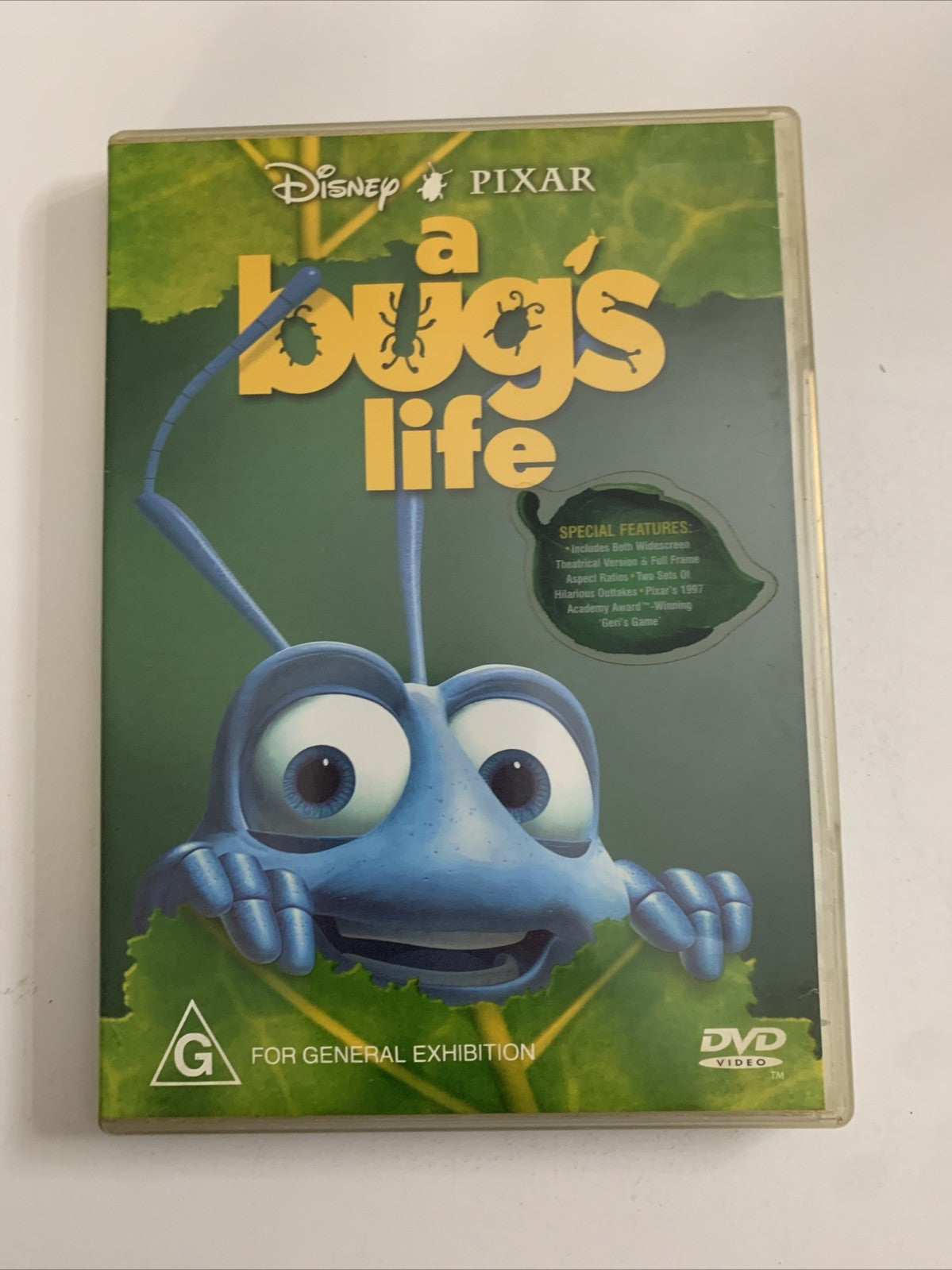 A Bug's Life (DVD, 1998) Disney Pixar Animation Region 4 – Retro Unit