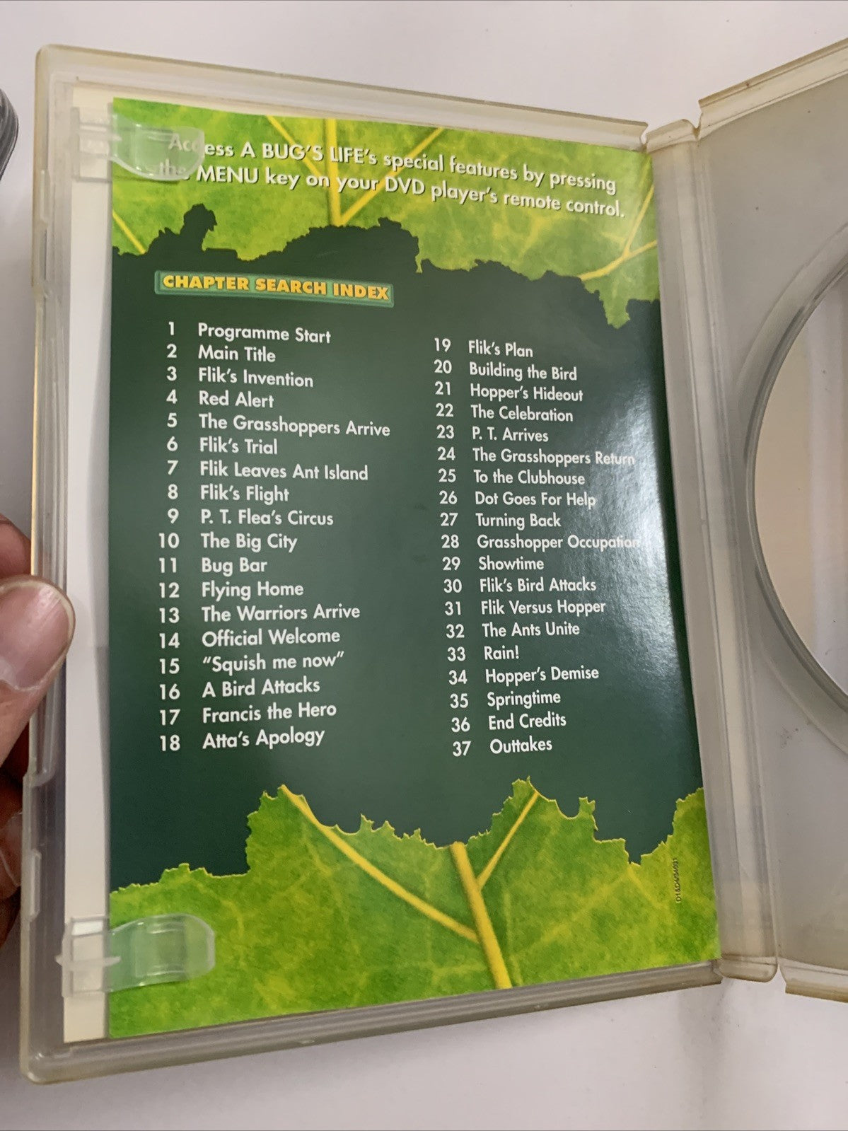 A Bug's Life (DVD, 1998) Disney Pixar Animation Region 4