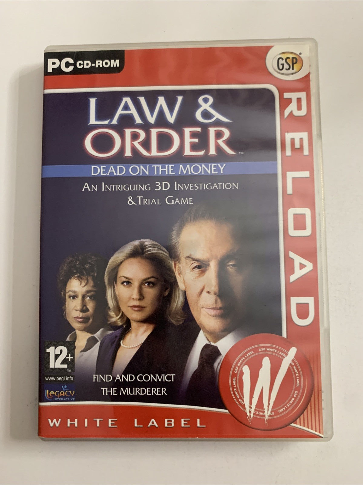 Law & Order: Dead On The Money PC CD-ROM Windows Detective Game