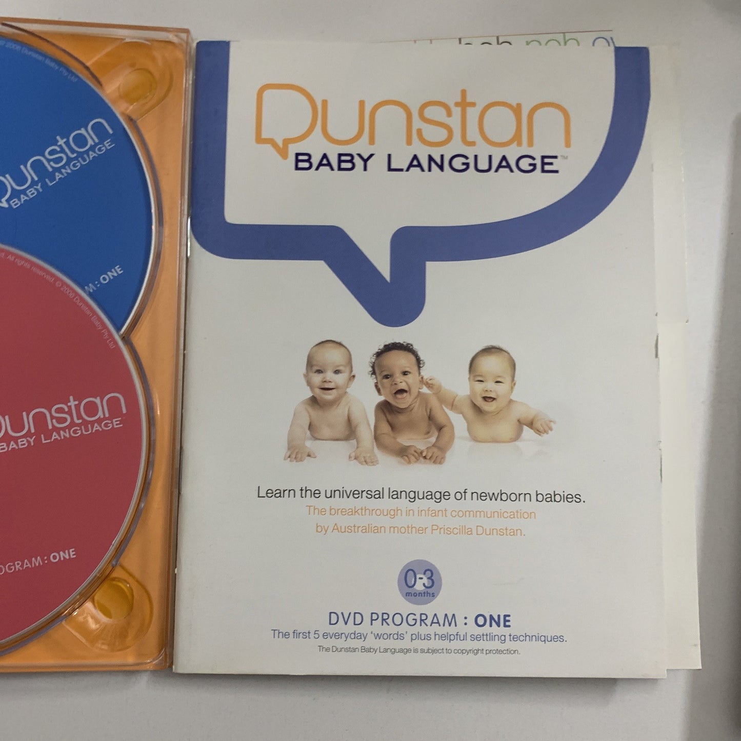 Dunstan Baby Language 0-3 Months (DVD) Infant Communication All Regions