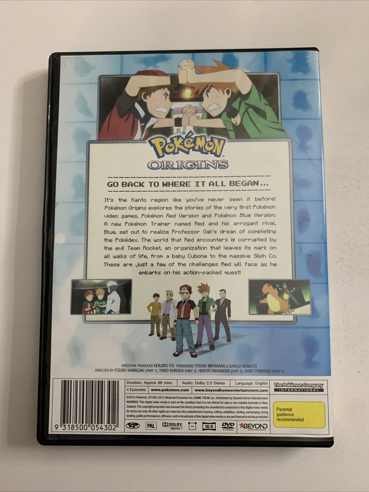 Pokemon Origins (DVD, 2013) Anime  Region 4