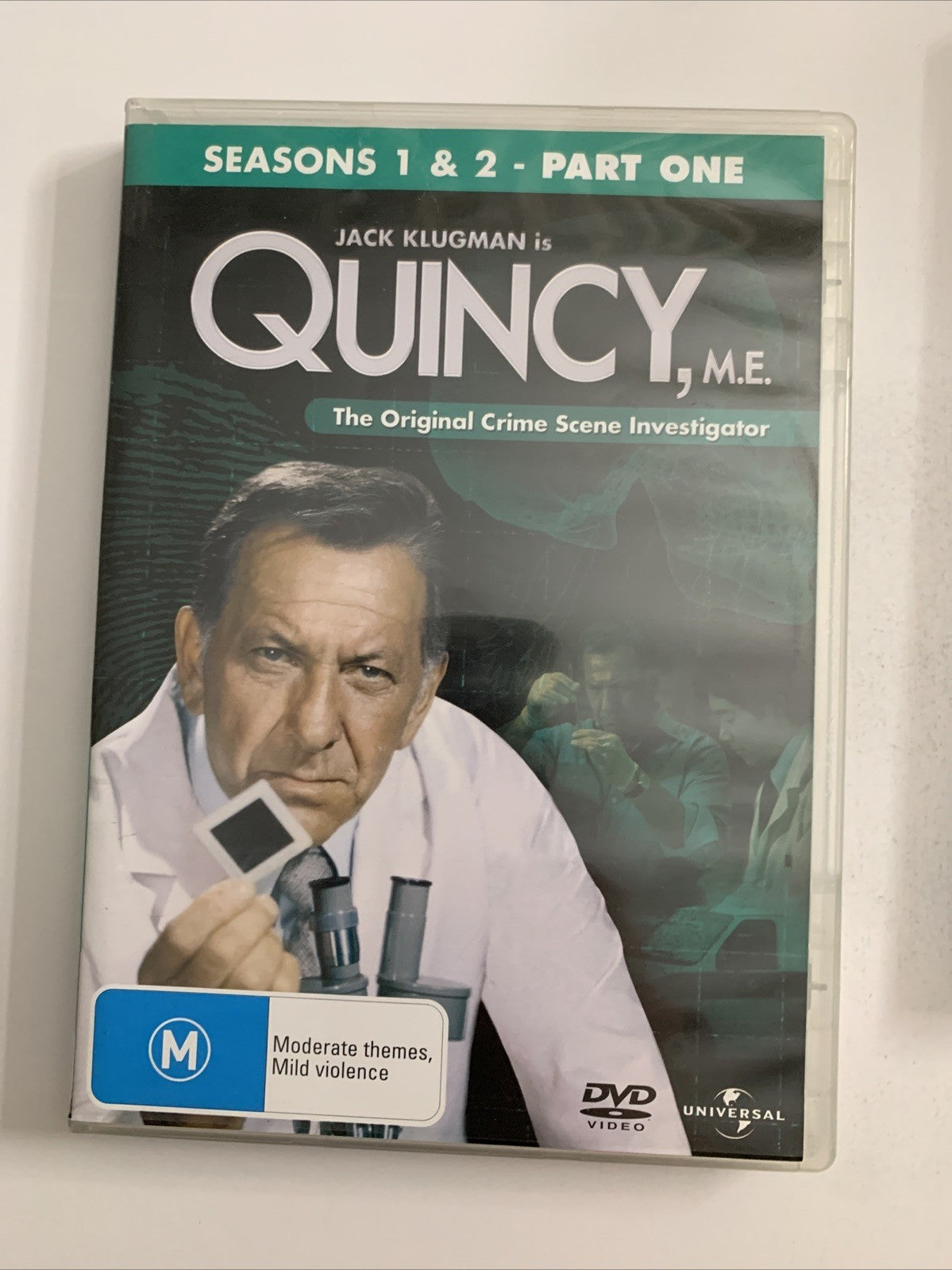 Quincy M.E : Seasons 1-2 (DVD, 1976) Jack Klugman, Jamie Lee Curtis Region 4