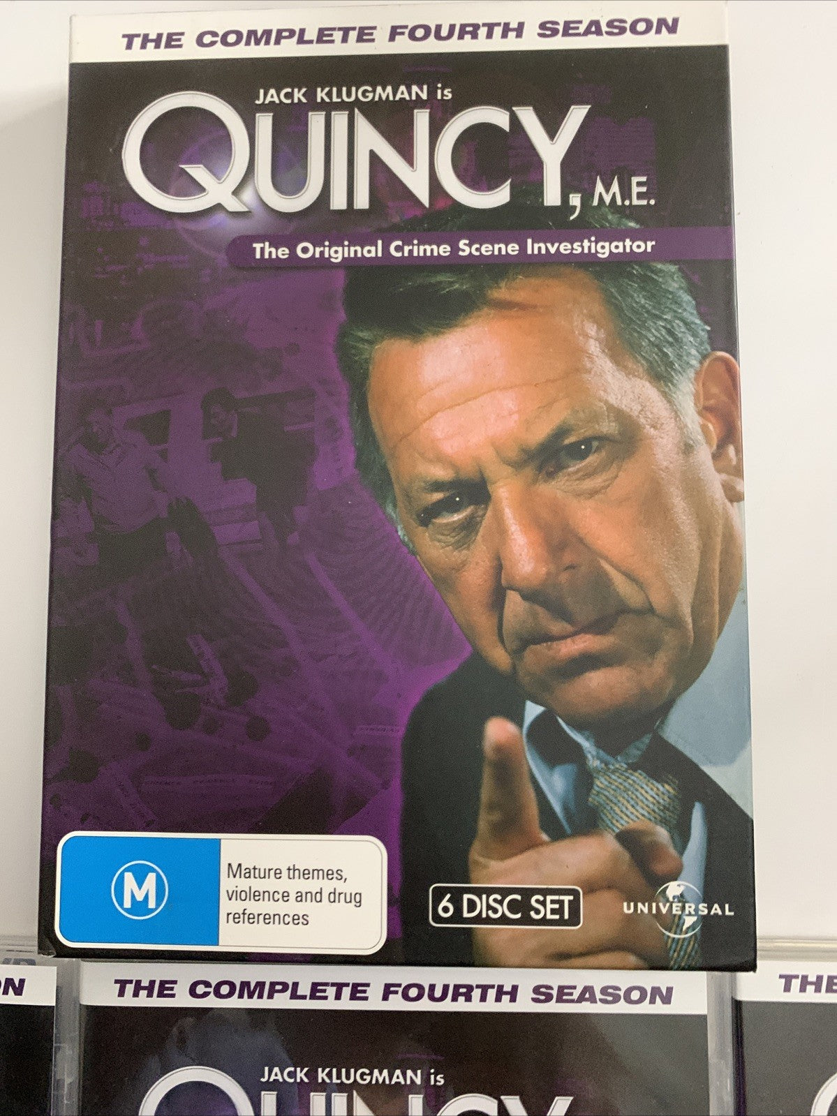 Quincy M.E. : Season 4 (DVD, 1978) Jack Klugman  Region 4