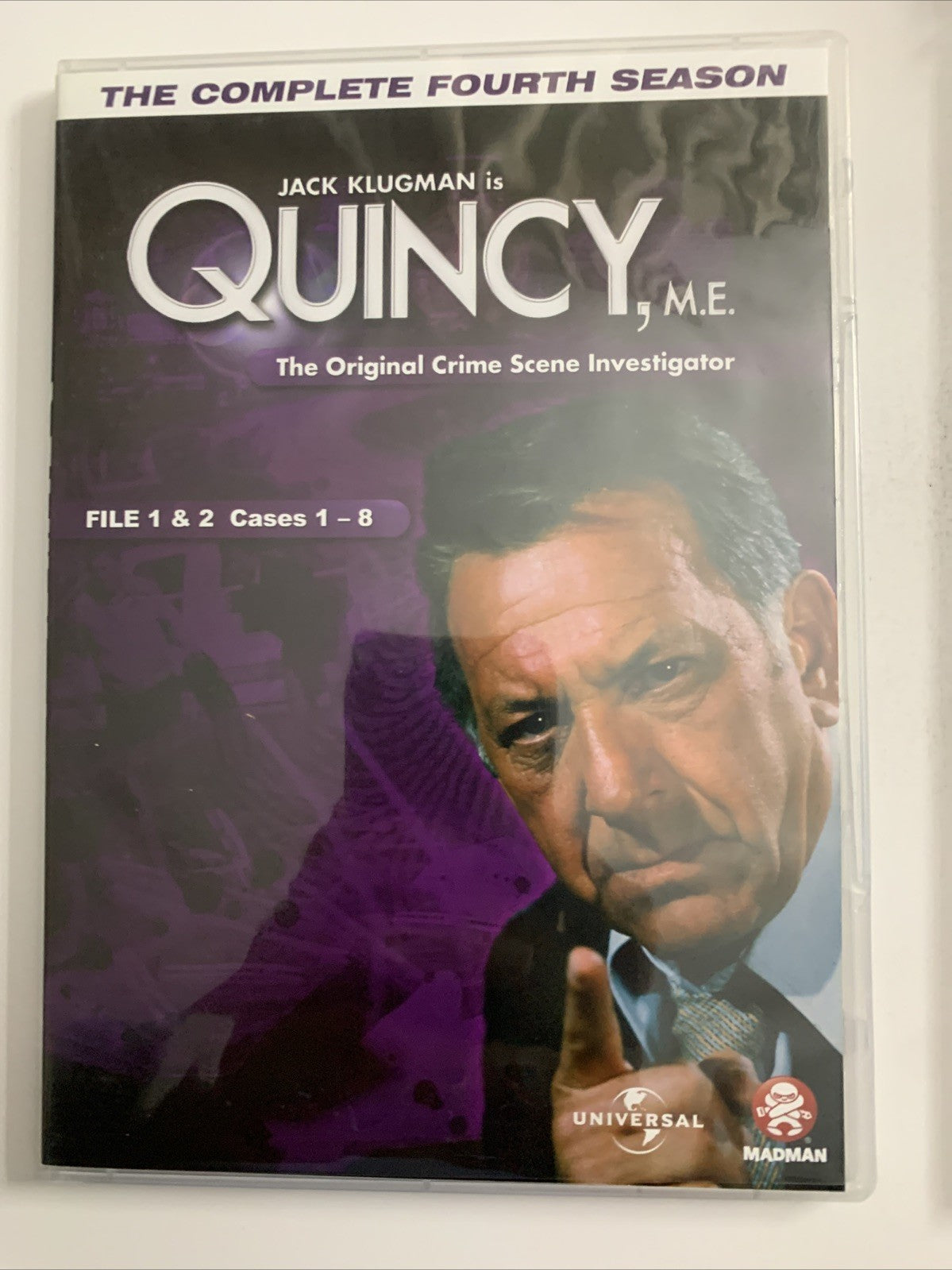 Quincy M.E. : Season 4 (DVD, 1978) Jack Klugman  Region 4