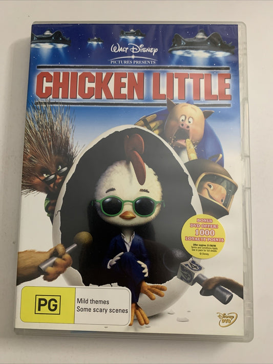 Chicken Little (DVD, 2005) Disney Animation Region 4 NEW