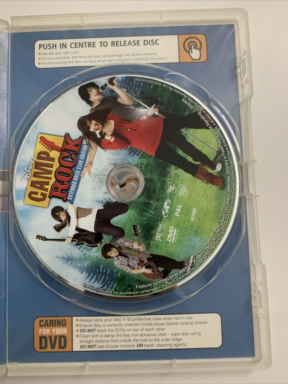 Camp Rock : Extended Rock Star Edition (DVD, 2008) Disney Region 4