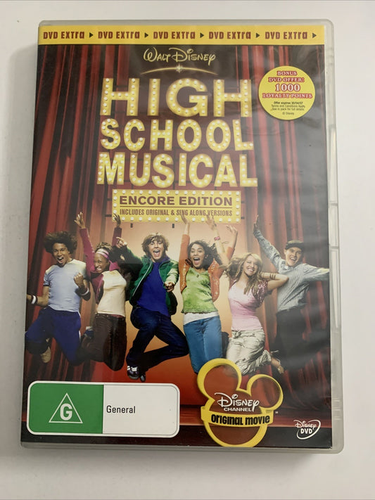 High School Musical : Encore Edition (DVD, 2006) Disney Region 4