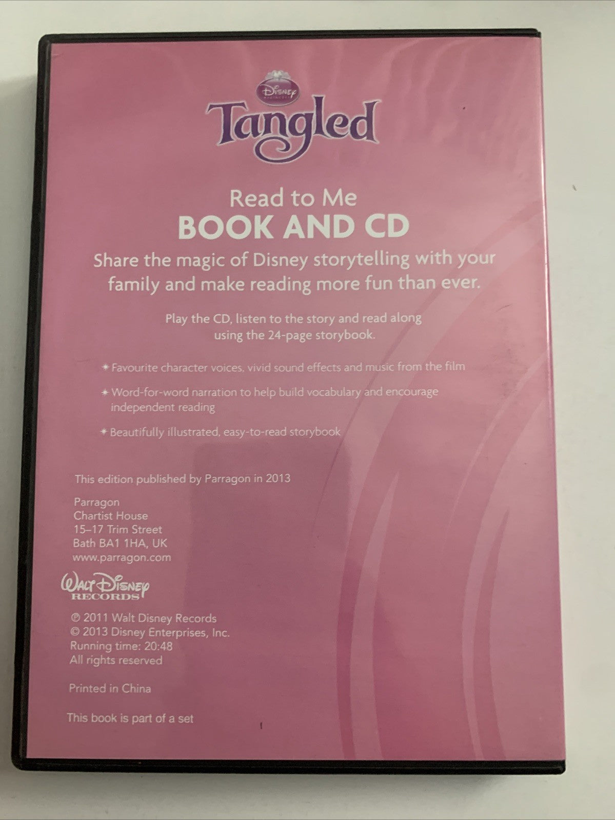 Tangled Read To Me (Book and CD) 2012