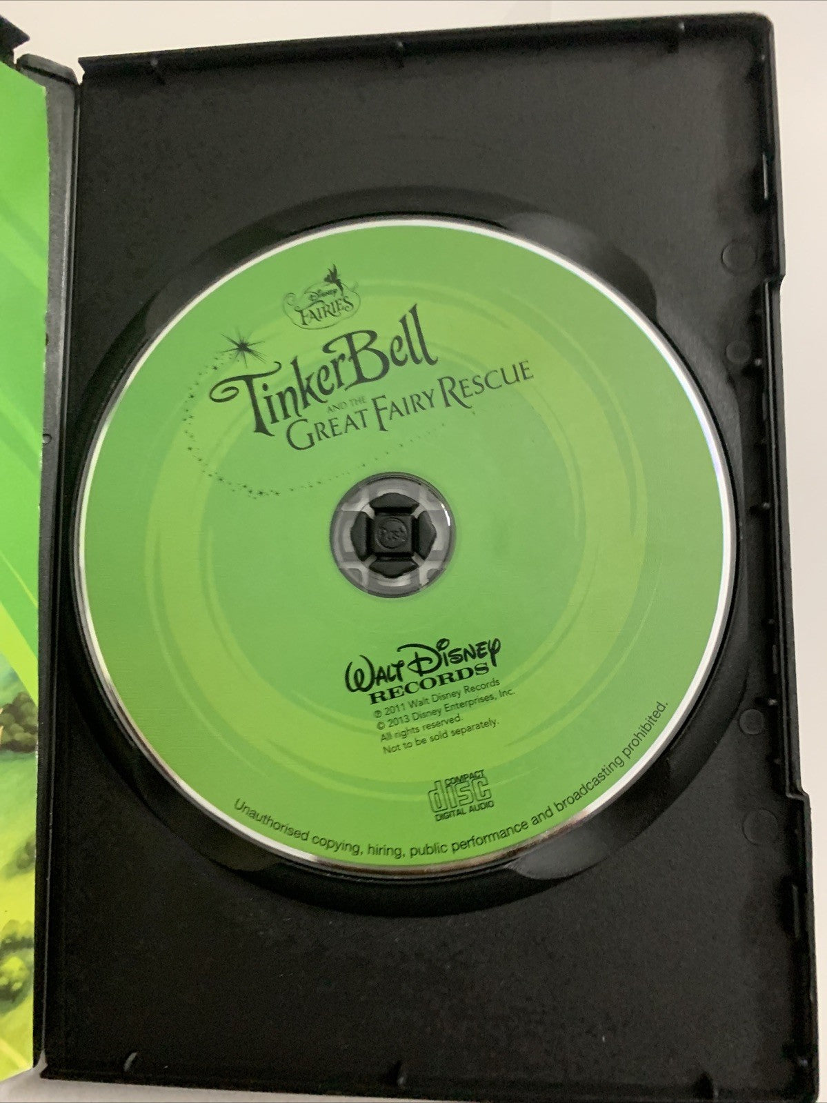 Disney TinkerBell and the Great Fairy Rescue Read to me Book and CD