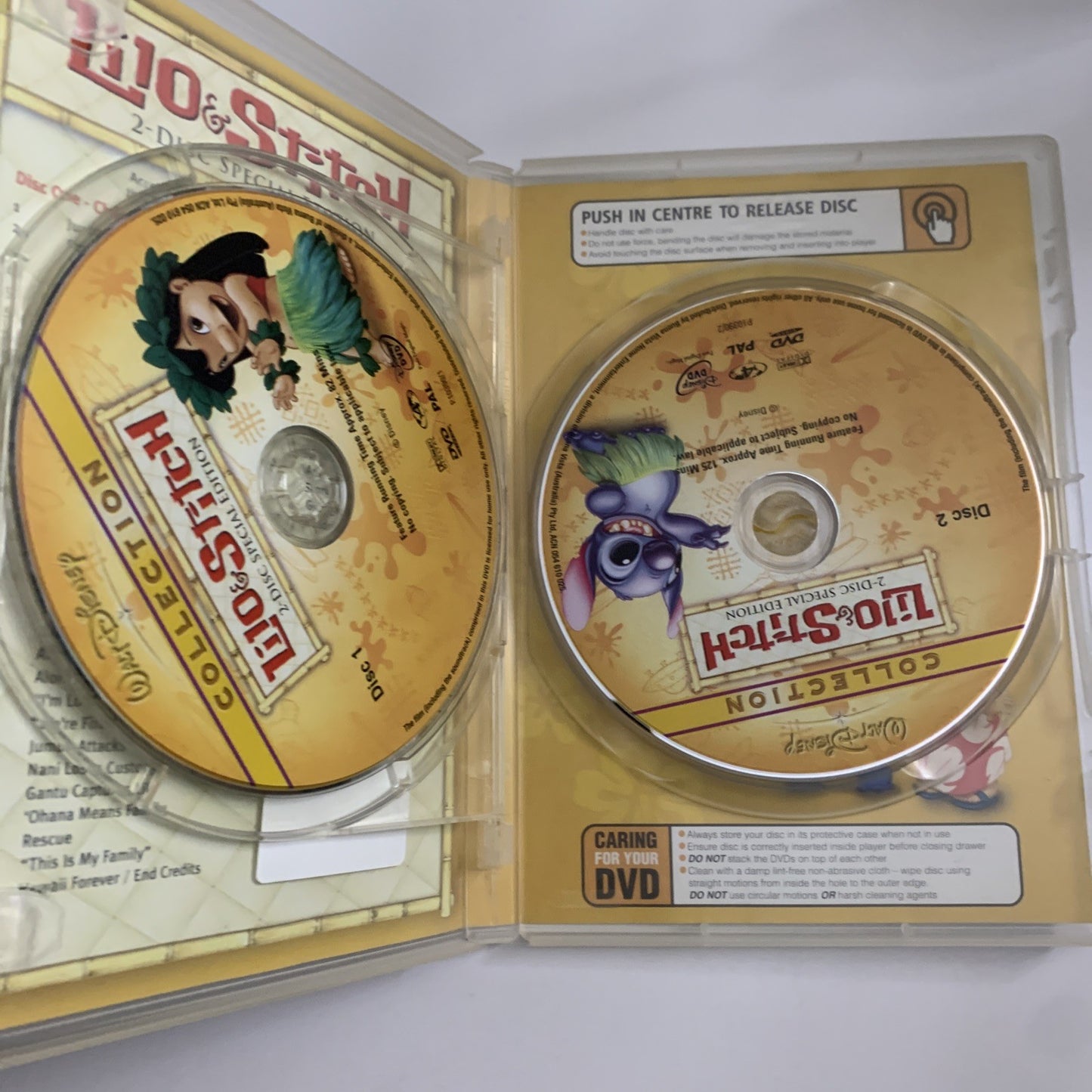 Lilo & Stitch (Special Edition, DVD, 2001) Disney Film Region 4