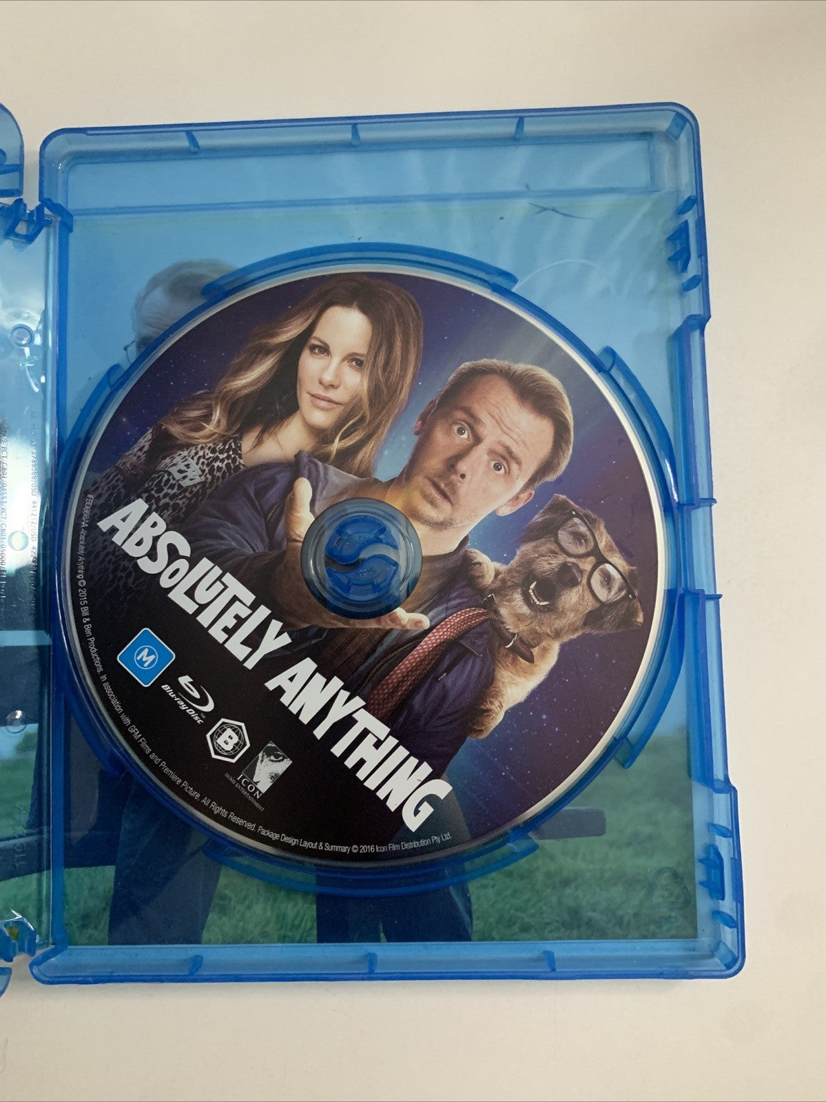 Absolutely Anything (Blu-ray, 2015) Simon Pegg, Robin Williams  Region B
