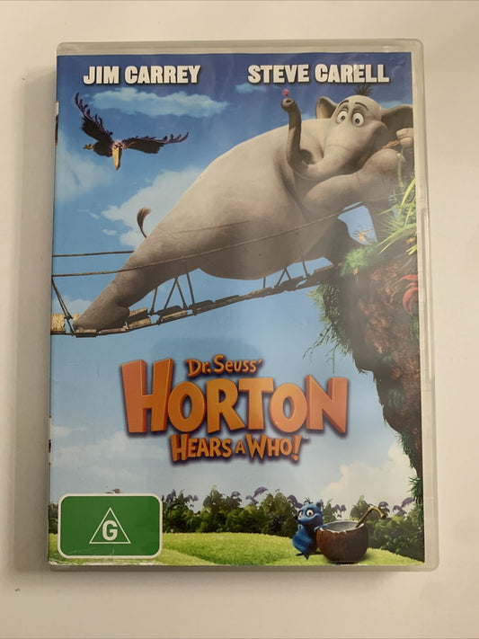 Horton Hears A Who! (DVD, 2008) Animation Jim Carrey, Stevel Carell Region 4