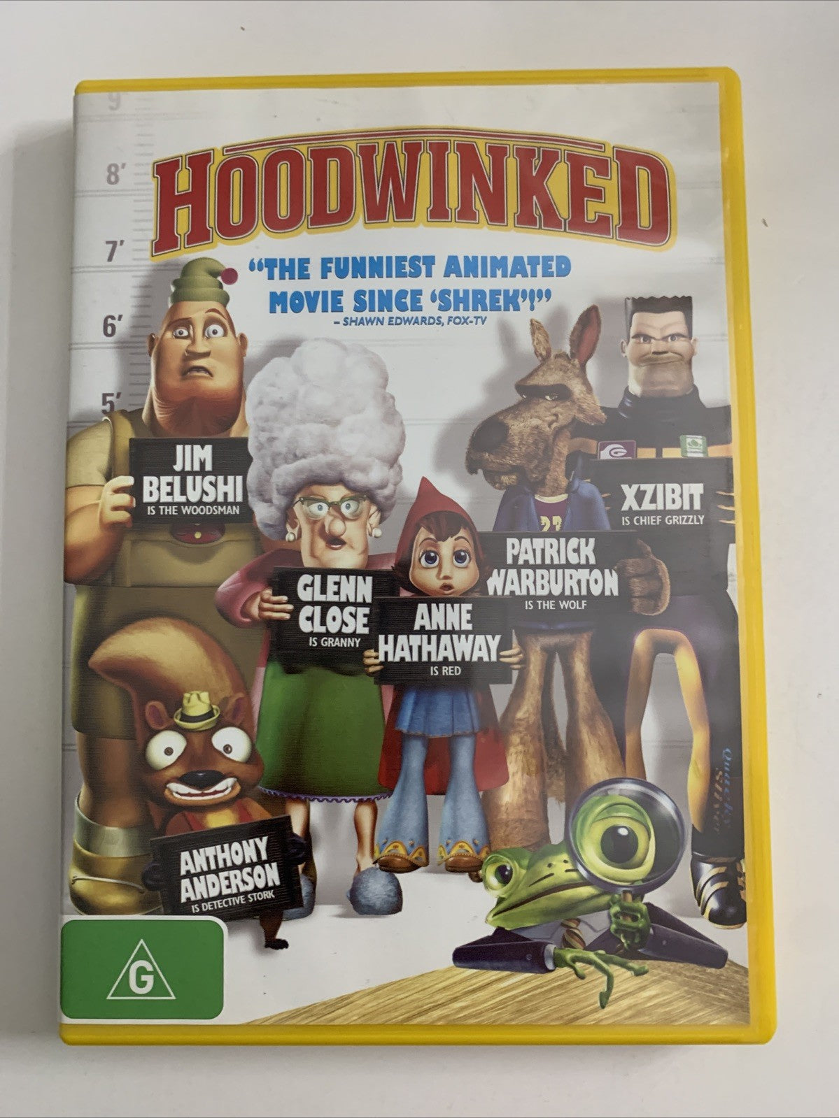 Hoodwinked (DVD, 2005) James Belushi, Anne Hathaway, Glen Close Region 4