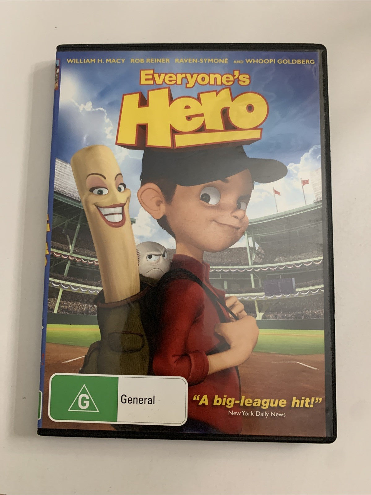 Everyone's Hero (DVD, 2006) Animation Brian Dennehy, Jake T. Austin Region 4