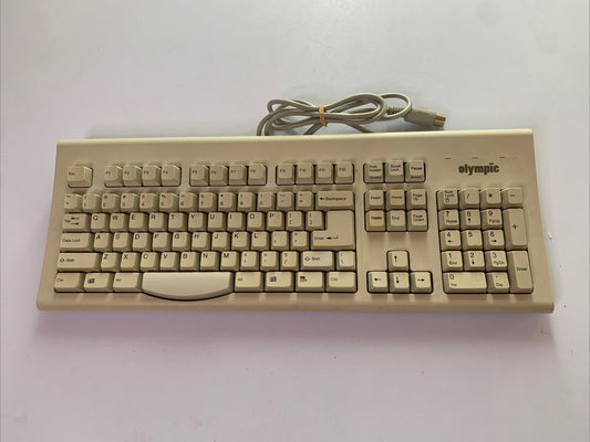Olympic Soft Key Keyboard F-21D 5-Pin DIN Connector Wired