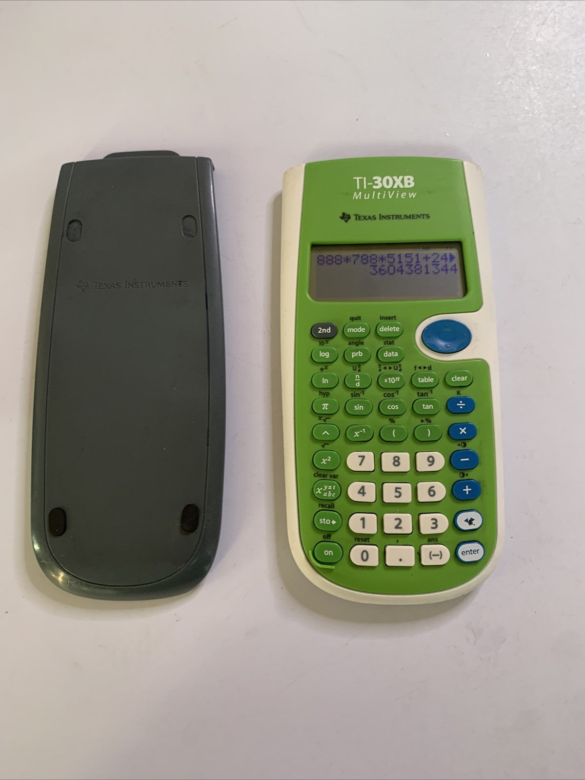 Texas Instruments TI-30XB MultiView Scientific Calculator  Green