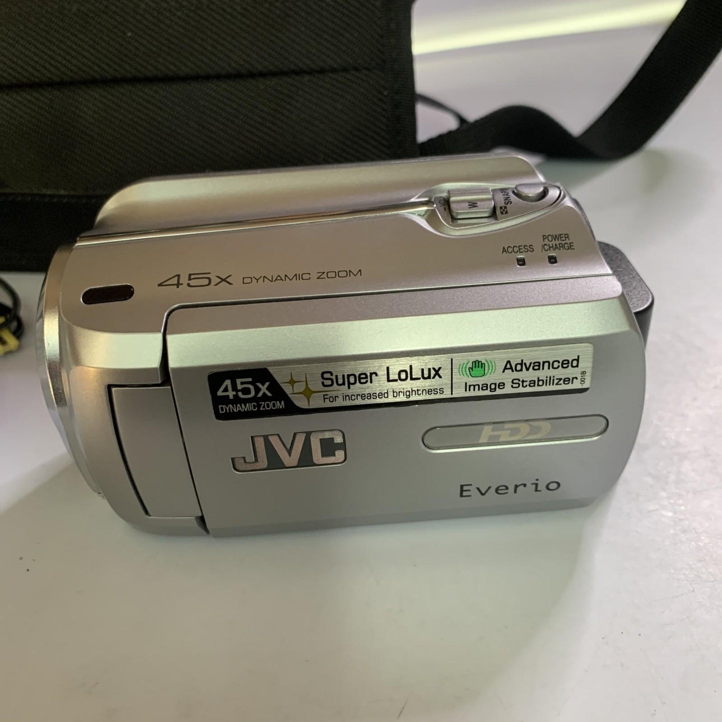 JVC Everio Camcorder 80GB HDD SD GZ-MG750SAA With Bag